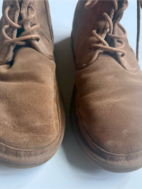 UGG Harkley / Neumel Style Men’s Chestnut Suede Shearling Boots Size 15